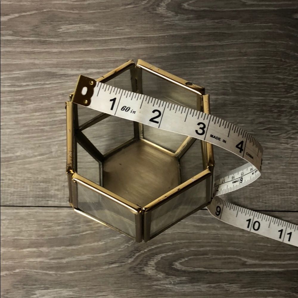 Geometric Glass Terrarium - Picture 5 of 5